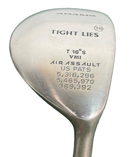 Adams Tight Lies VMI 3 Wood 16* RH SuperShaft Regular Graphite 42.5" U-Size Wrap