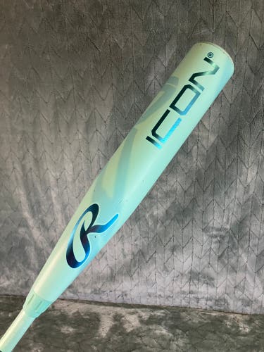 2026 Rawlings Icon Composite Bat USSSA Certified (-8) Composite 22 oz 30" (Used)