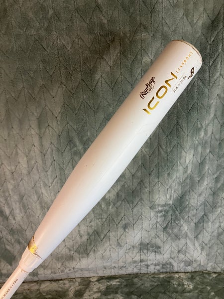 2024 Rawlings Icon Composite Bat USSSA Certified (-8) Composite 23 oz 31" (Used)