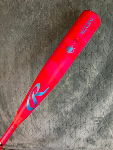 2025 Rawlings Icon Composite Bat USSSA Certified (-10) Composite 20 oz 30" (Used)