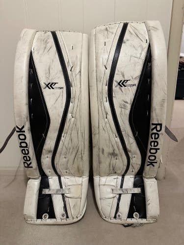 34" Reebok XLT 28 Goalie Leg Pads (Used)