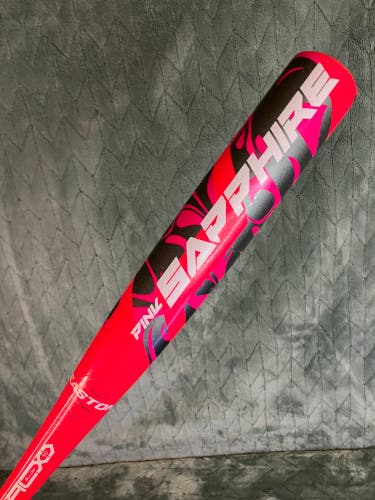 Pink 2025 Easton Pink Sapphire Alloy Bat (-10) Alloy 16 oz 26" (Used)