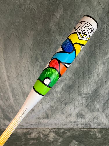 White 2025 Louisville Slugger Diva Alloy Bat (-11.5) Alloy 16.5 oz 28" (Used)