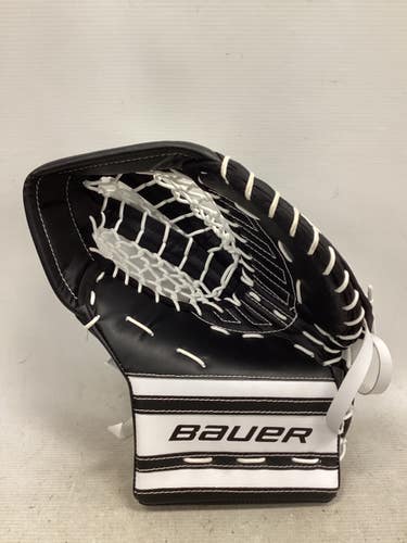 Used Bauer GSX CATCHER Junior Goalie Catcher White And Black 11851-S000051027