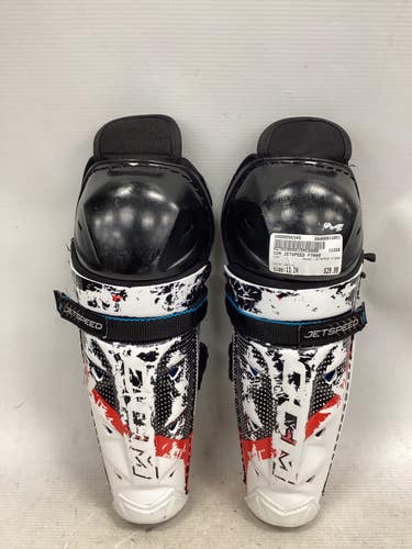 Used CCM JETSPEED FT680 Junior Shin Guards White 11" 11851-S000050345