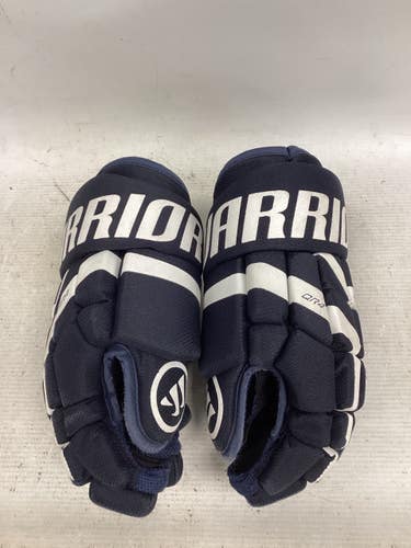 Used Warrior QR4 COVERT Junior Gloves Navy Blue 11" 11851-S000050367
