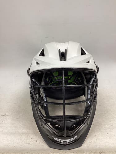 Used Cascade XRS PRO Lacrosse Helmet White And Black One Size 11851-S000051097