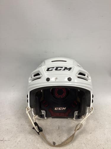 Used CCM RES 300 COACH Hockey Helmet Only White MD 11851-S000050506