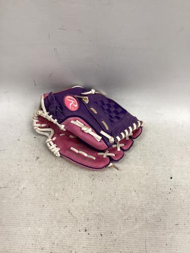 Used Rawlings HIGHLIGHT SERIES BB/SB Glove RH Throw Pink 10" 11851-S000050534