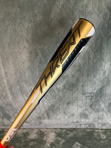 Rawlings Threat Composite Bat USSSA Certified (-12) Composite 15 oz 27" (Used)