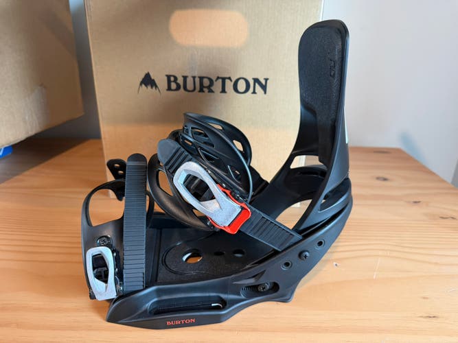 Burton Lexa EST Women’s Snowboard Bindings Black Size Large New