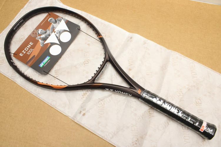 *NEW* 2026 YONEX EZONE 100L (285g) GEN 8 TENNIS RACQUET (4 1/4) ESPRESSO BROWN