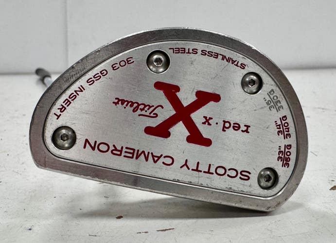 Used Titleist RED X SCOTTY CAMERON Mens Putter RH 11860-S000314565