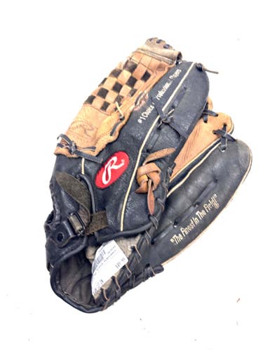 Used Rawlings PLAYER PERFERRED BB/SB Glove RH Throw Black 13" 11860-C000314545