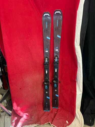 Skis: HEAD 143 cm All Mountain Skis With Bindings (Used)