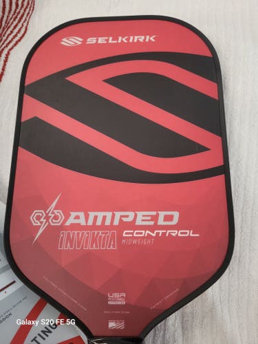 Red Selkirk Amped Invikta Pickleball Paddle (New)
