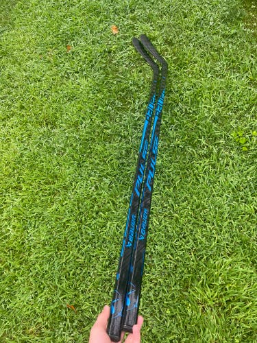 2 Pack Custom Blue Senior Bauer Pulse Left Hand Hockey Stick P28 77 Flex Pro Stock (New)