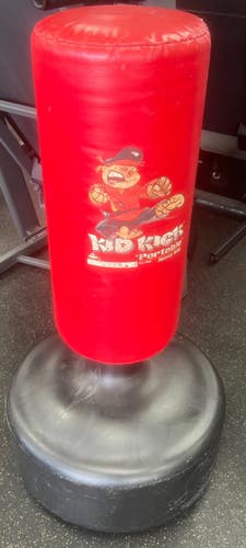 Used KID KICK Boxing Heavy Bag Red 50 lb 11497-C000160921