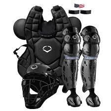 New Evoshield SRZ-1 CATCHERS KIT Catchers Chest Protector Black Adult 11450-S000527730