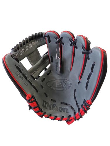 Used Wilson A2K 1786 BB/SB Glove RH Throw None 11 1/2" 11450-S000527716