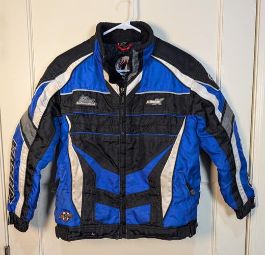 Castle X Racewear Snowmobile Jacket Youth Size: L Full Zip Insulated
