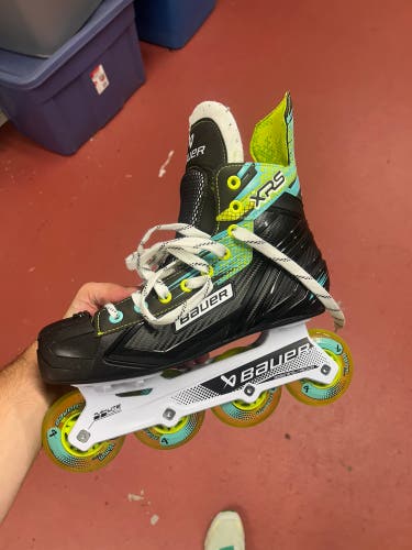 Barley used Bauer XRS Inline Skates