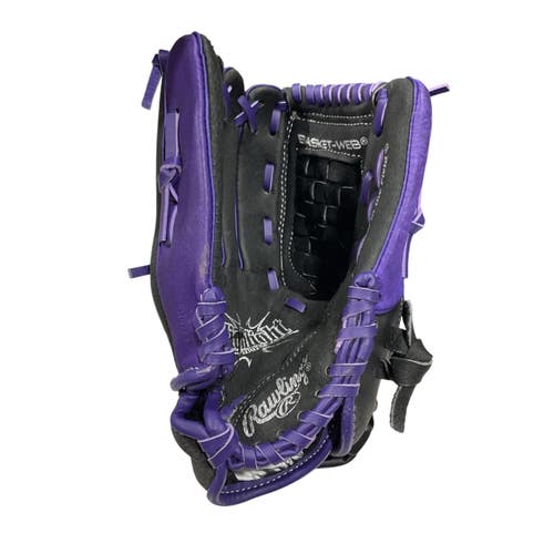 Used Rawlings HIGHLIGHT SERIES BB/SB Glove LH Throw Purple 11 1/2" 11847-S000038273