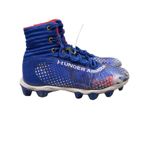 Used Under Armour Jr FB Cleats Royal Blue Junior 04.5 11847-S000038256