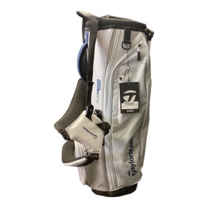 Used Taylormade FLEXTECH 4 WAY STAND BAG Mens Stand Bag Grey 11846-S000109743