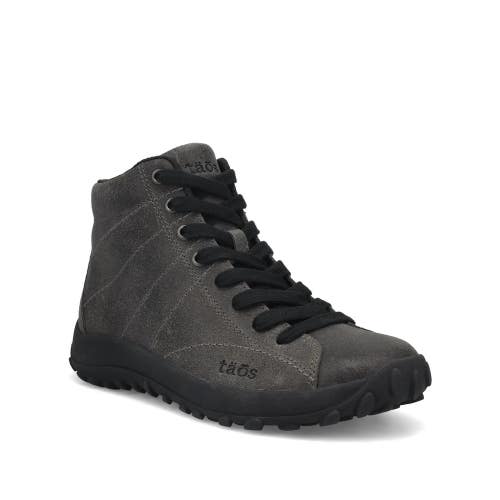 Taos Footwear Trail Mix Boots Women's US 9 M Charcoal Leather Round Toe ZOGG3513