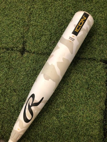 2025 Rawlings Icon Composite Bat USSSA Certified (-8) Composite 23 oz 31" (Used)