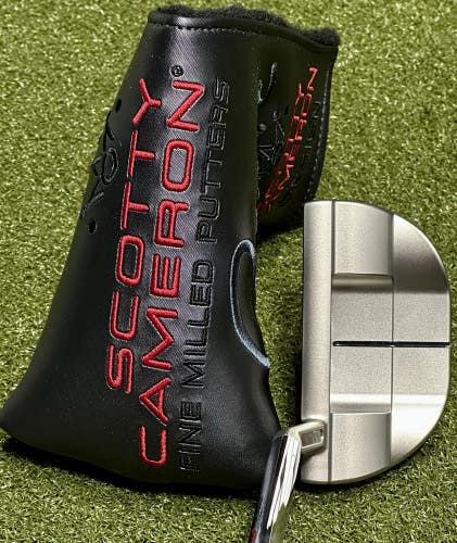 Scotty Cameron Super Select Fastback 1.5 Slant Neck Putter 34" w/ Cover MINT!