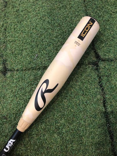 2025 Rawlings Icon Composite Bat USABat Certified (-10) Composite 19 oz 29" (Used)