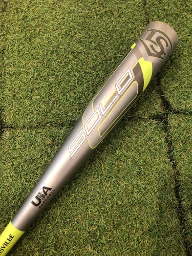 2020 Louisville Slugger Solo Alloy Bat USABat Certified (-11) Alloy 19 oz 30" (Used)