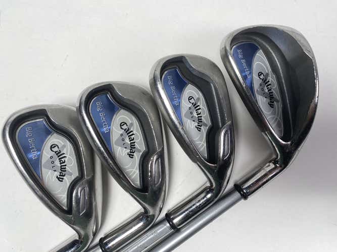 Callaway Big Bertha 2008 Iron Set 7-PW 55g Ladies Graphite Womens RH