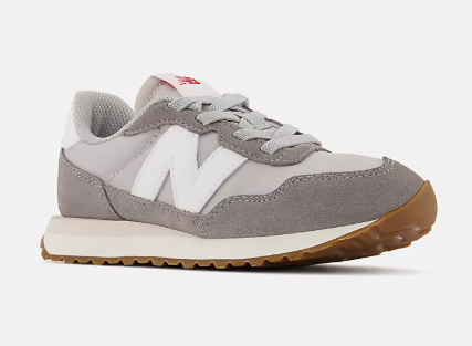 Gray/Beige Unisex Youth New Balance 237 Shoes (New)