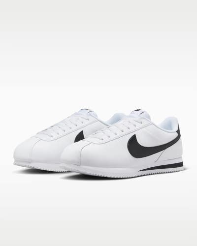 Nike Cortez DM4044-105 Sneakers Men's 10 White Leather Lifestyle Shoes LIQ1459