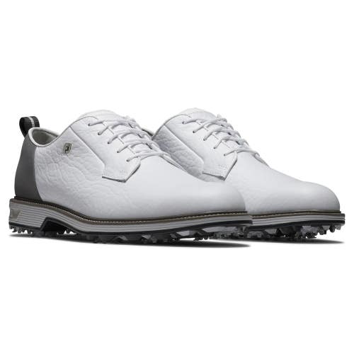 FootJoy Premiere Series 54542 Men's 12 M White Gray Leather Golf Shoes LIQ1574