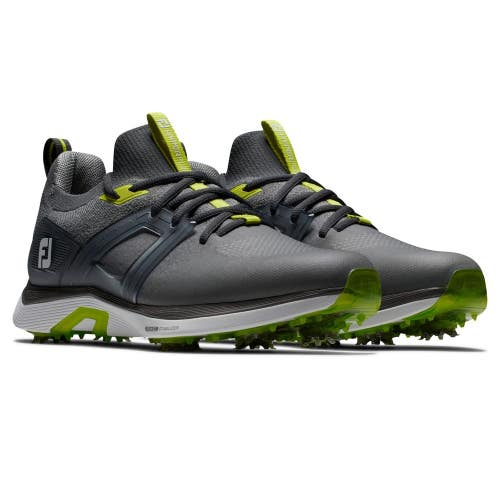 FootJoy HyperFlex 51044 Sneakers Mens 10.5 D Gray Lime Spikes Golf Shoes LIQ1573