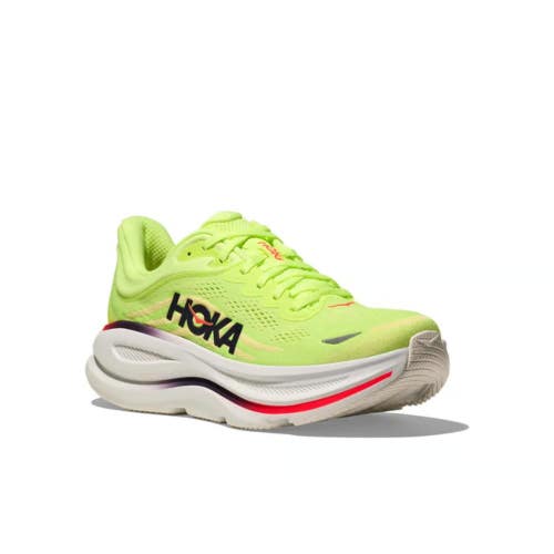 Hoka One One Bondi 9 1162011-NYZS Men's 10.5 Neon Yuzu Running Shoes LIQ1422