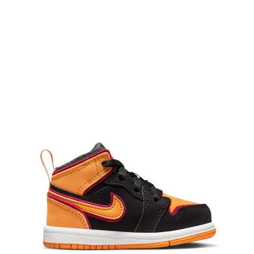Nike Air Jordan 1 Mid SE FJ4924-008 Toddler US 10 Black Lifestyle Shoes RHS9375