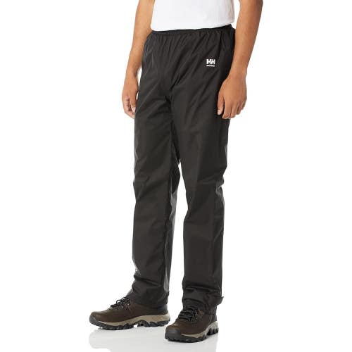 Helly Hansen Manchester Rain Pants Men's Small Black Waterproof Tapered KFC1164