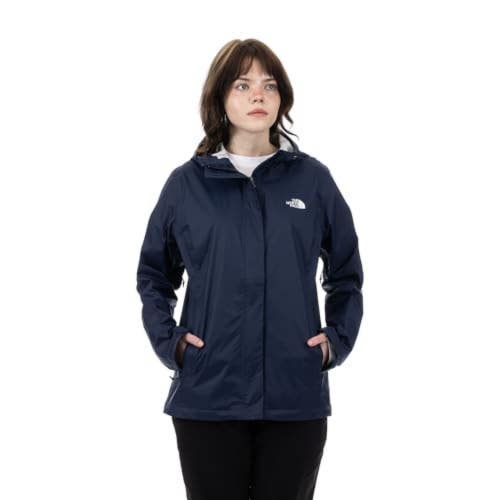The North Face Venture 2 Rain Jacket Women's XS Blue Waterproof Hooded KFC1170