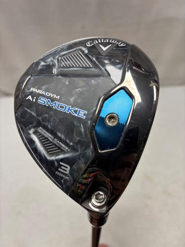 Used Callaway PARADYM AI SMOKE MAX Mens Fairway Wood RH 3 Wood 11490-S000277026