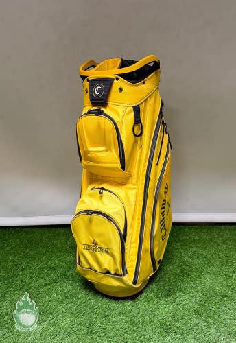 Used Callaway ORG 14 Way Golf Cart Carry Bag Black/Yellow Las Vegas CC