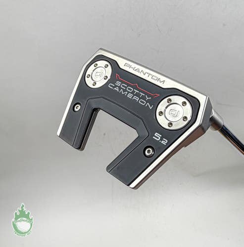 Used Right Handed Scotty Cameron Phantom 5.2 Mallet 36" Putter Steel Golf Club
