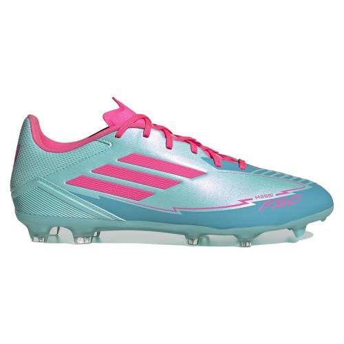 Adidas F50 League IH0928 Mens Flash Aqua Pink Messi FG/MG Football Boots LIQ1501