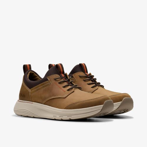 Clarks Motion Trek EZ 26179452 Men Dark Tan Leather Slip On Casual Shoes LIQ1463