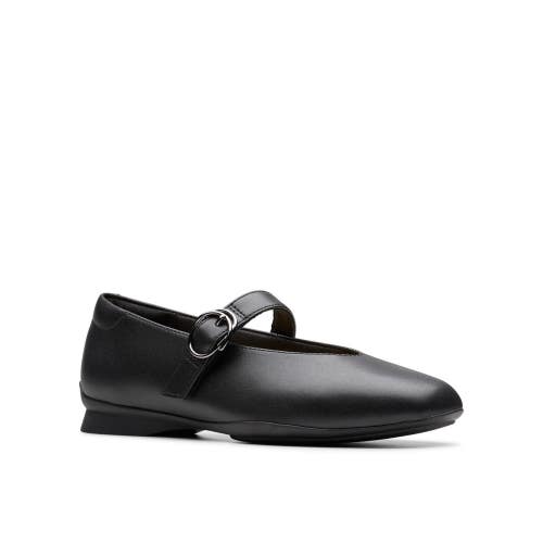 Clarks Jazmynn Iris 26184318 Flats Women's 6 B Black Leather Mary Jane LIQ1576