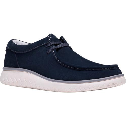 Clarks RelaxLite Low 26184954 Men's Navy Suede Moc Toe Casual Boat Shoe LIQ1469